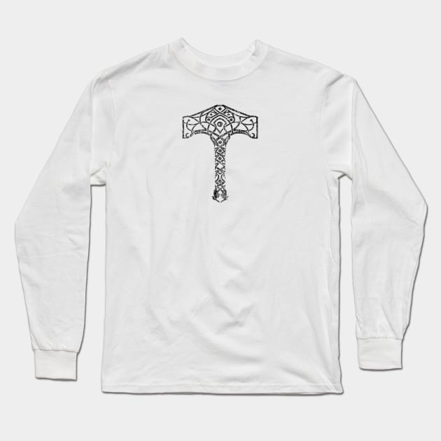 GOW:R Mjolnir Rune (Variant) Long Sleeve T-Shirt by huckblade